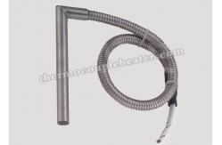 China High Density Right Angel Cartridge Heaters , Electrical Heating Elements with Metal Hoses supplier