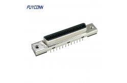 China SCSI Female Vertical PCB Connector, 14P 26P 50P SCSI Connector supplier
