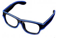 China 16x15cm LED Light Up Glasses Wireless With USB Rechargable Battery 140mAh supplier