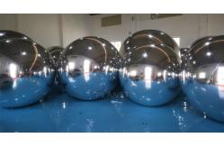 China Party Inflatable Advertising Balloons Round Inflatable Mirror Balloon Silver supplier