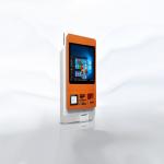 LCD Portrait Display Wall Mounted Touch Screen Kiosk Metal Rugged Steel Case for sale