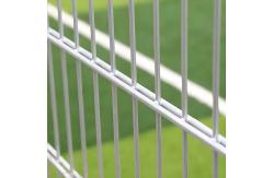 China Steel Anti-Climb Security Fence 656 Double Horizontal Wires Safety Fence supplier