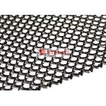 6x6mm Aperture Aluminum Metal Mesh Shower Curtain By Metal Coil Drapery for sale