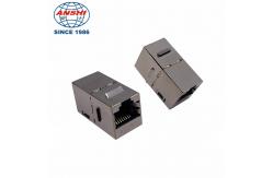 China Inline Coupler RJ45 Keystone Jack ANSHI Cat5E STP FTP 8P8C Female supplier