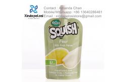China Stand Up Food Pouch Plastic Reusable Liquid Stand Up Pouch With Screw Spout supplier
