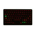 IP65 Waterproof USB Interface Silicone Industrial Keyboard With Touchpad for sale