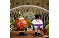 China Durable Iron Christmas Metal Decorations Handcrafted Elk And Other Shapes supplier