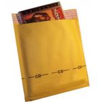 Kraft Shipping Package Envelope With Bubble Wrap Inside Shock Resistance for sale