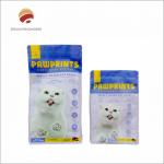 Colorful PET / AL / PE Gravure Printing 3 Side Seal Pet Food Pouch For Clients Printing Request for sale