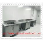 Antirust Stainless Steel Laboratory Casework , Waterproof Metal Lab Cabinets for sale