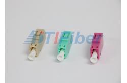 China Reliability Fiber Optic Plug , Lc Flange Coupling Adapter Single Mode supplier