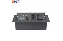 China Custom Made Pop Up Desktop Electrical Sockets With Universal Power Plug supplier