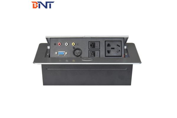 Custom Made Pop Up Desktop Electrical Sockets With Universal Power Plug