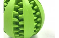 China 9cm 11cm Hot Rubber Dog Toy Ball For Dog Clean Teeth supplier