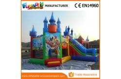 China Lovely Mickey Mouse Inflatable Bouncer Slide For Park CE Certifications supplier