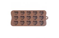 China LFGB Custom Chocolate Molds Heart Shaped Mousse Cake Silicone Mold supplier