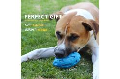 China Non Toxic Rubber Puppy Chew Ball 5.4x3in With Squeaker supplier