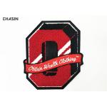 Letter Q Chenille Embroidery Patches Polyester Material Heat - Cut for sale