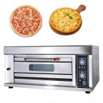 0.1Kw Single Deck Pizza Oven Machine  Gas Baking Oven Low Energy Consumption for sale