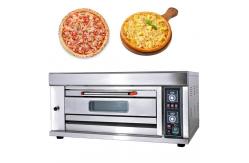 China 0.1Kw Single Deck Pizza Oven Machine  Gas Baking Oven Low Energy Consumption supplier