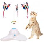 Exercise Electric Interactive Butterfly Flutter Rotating Kitten Toys for sale