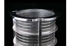 China Stainless Steel Centrifugal Separator Basket With Wedge Wire Triangle Design supplier