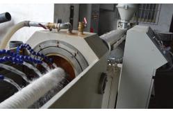 China Single Screw Sprial Corrugated Pe Pipe Extrusion Line Fully automatic supplier
