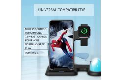 China 4 In 1 OVP OVP Multifunction Wireless Charger AL ABS PC Material supplier
