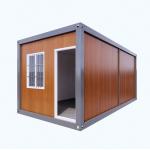 Wooden 20ft Mini Storage Shipping Container Homes With Heat Insulation for sale