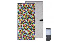 China Wearable Quick Dry Sublimation Microfiber Beach Towel For Surfing supplier