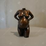 Bronze Sculpture Pregnant Woman By Casting with Patina Finish for sale
