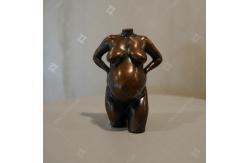 China Bronze Sculpture Pregnant Woman By Casting with Patina Finish supplier