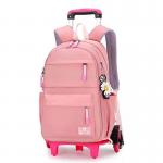 Fashion Kids Children Cartoon School Bag With Wheel Trolly for sale