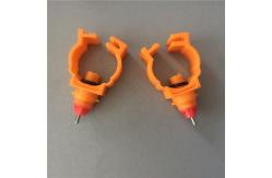 China 360 Degree Poultry Feeder Drinker Orange Poultry Farm Nipple Drinker supplier