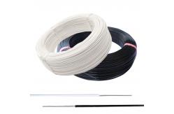 China 22AWG Heat Resistant Silver Plated Copper Extruded PFA Insulation Wire supplier