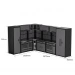 AA4C 2302 Serial workstation Cabinet Full Garage Tool Box Drawer Workbench Tool Chest Cabinet for sale