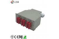 China Splice Distributor Ethernet Patch Panel DIN-Rail Mounting Options PG Gland Strain Relief supplier