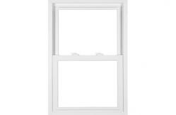 China OEM Double Glazed UPVC Windows Single Hung Window Replacement For House supplier