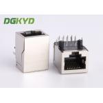 1 Port cat 6 RJ45 connector modules with internal transformers for Fiber Optic Transceivers for sale