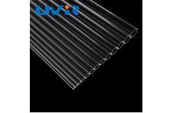 China Clear Quartz Glass Pipe 5000 Hours For Twin Tube Infrared Heating Lamp supplier