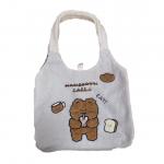 One Shoulder Shopping Stuffed Bear Backpack Custom Plush Bag Japanese Harajuku for sale
