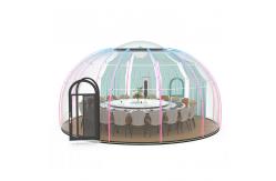 China Custom Size Garden Igloo Bubble Tent Diameter 6m Individual Bubble Tent supplier