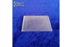 China Custom Scratch-Resistant Tempered Linear Glass Sheets For Diffusing Light supplier