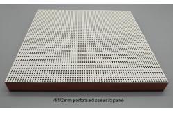 China 3mm Hole Ceiling Tiles PVDF Solid Powder Coating Aluminum Perforated Acoustic Panels supplier