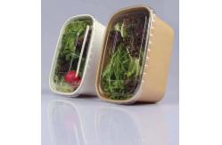 China AAA Grade Square 1000ml Disposable Paper Containers supplier