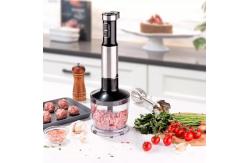 China Black Stick Hand Blender With Potato Masher Chopper Measuing Cup supplier