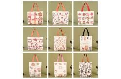 China Cotton Material Eco Canvas Bags Repeatedly Used Travel Convenient Shopping supplier