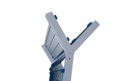 China Easily Assembled 6ft Height Airport Security Fencing Pvc Coated Square Post supplier