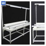 Aluminium Profile Frame SMT Assembly Line Anti Static 2.4M Dip Conveyor for sale