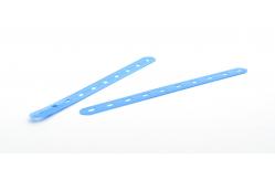 China                    PVC Strips with Holes Plastic Tie Custom ABS PP Pet Trim              supplier